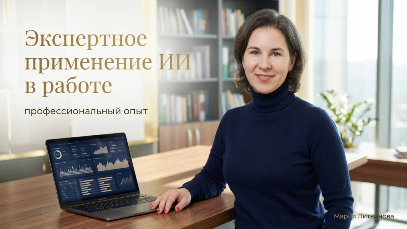 Рабочий процесс с ИИ как умным напарником для упрощения задач и повышения эффективности в течение дня | Мария Литвинова