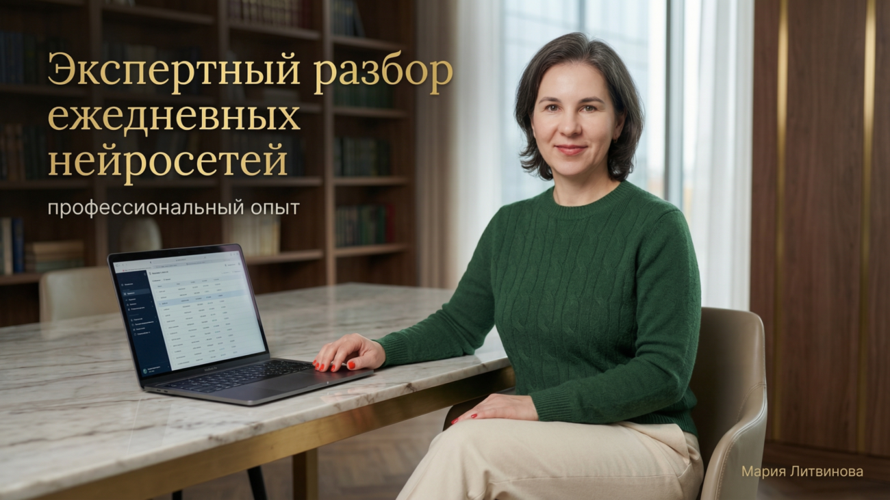 Интерфейсы трёх нейросетей, которые помогают в рабочих задачах и показывают практическую пользу ИИ каждый день | Мария Литвинова