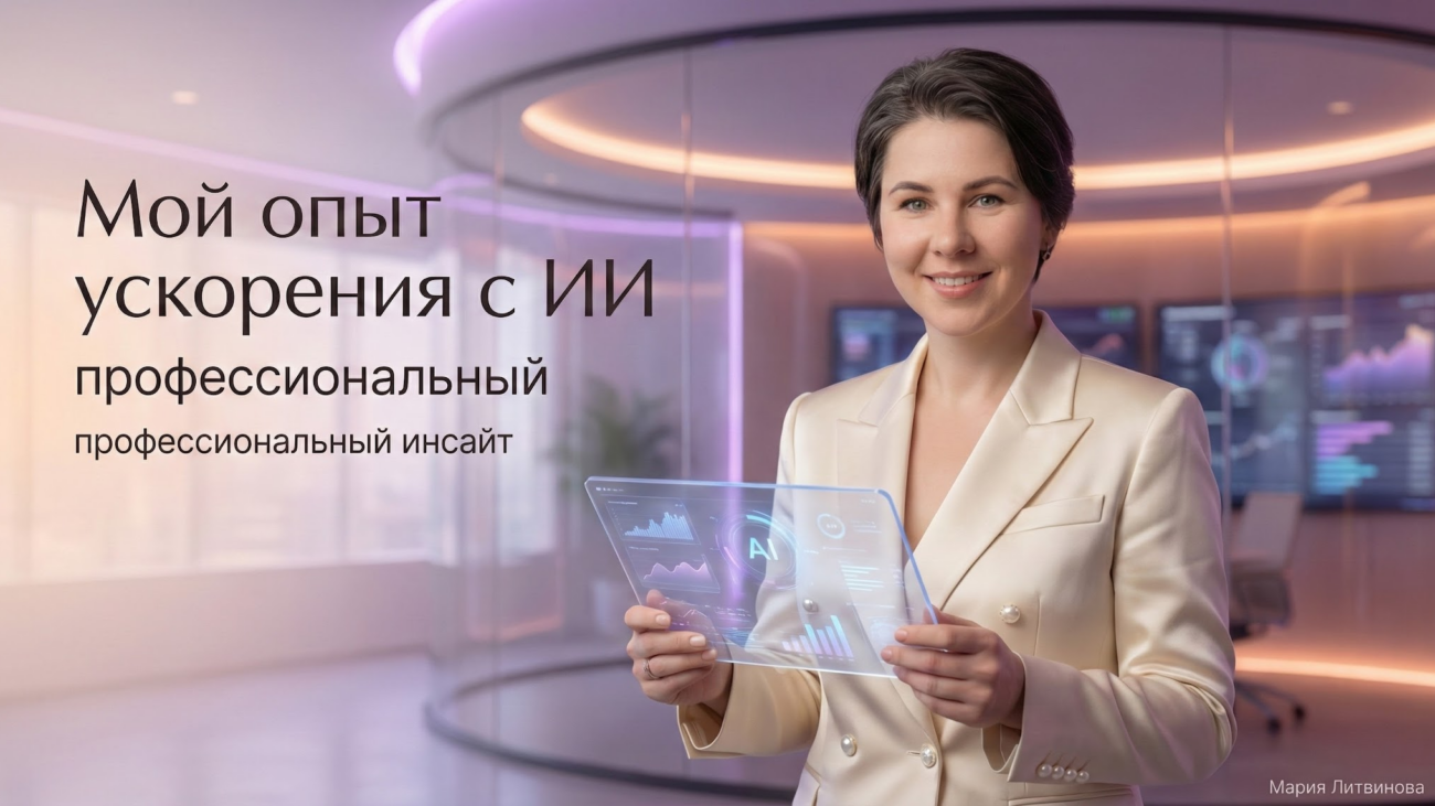 AI для работы помогает ускорять повторяющиеся задачи и экономить время в ежедневных рабочих процессах | Мария Литвинова