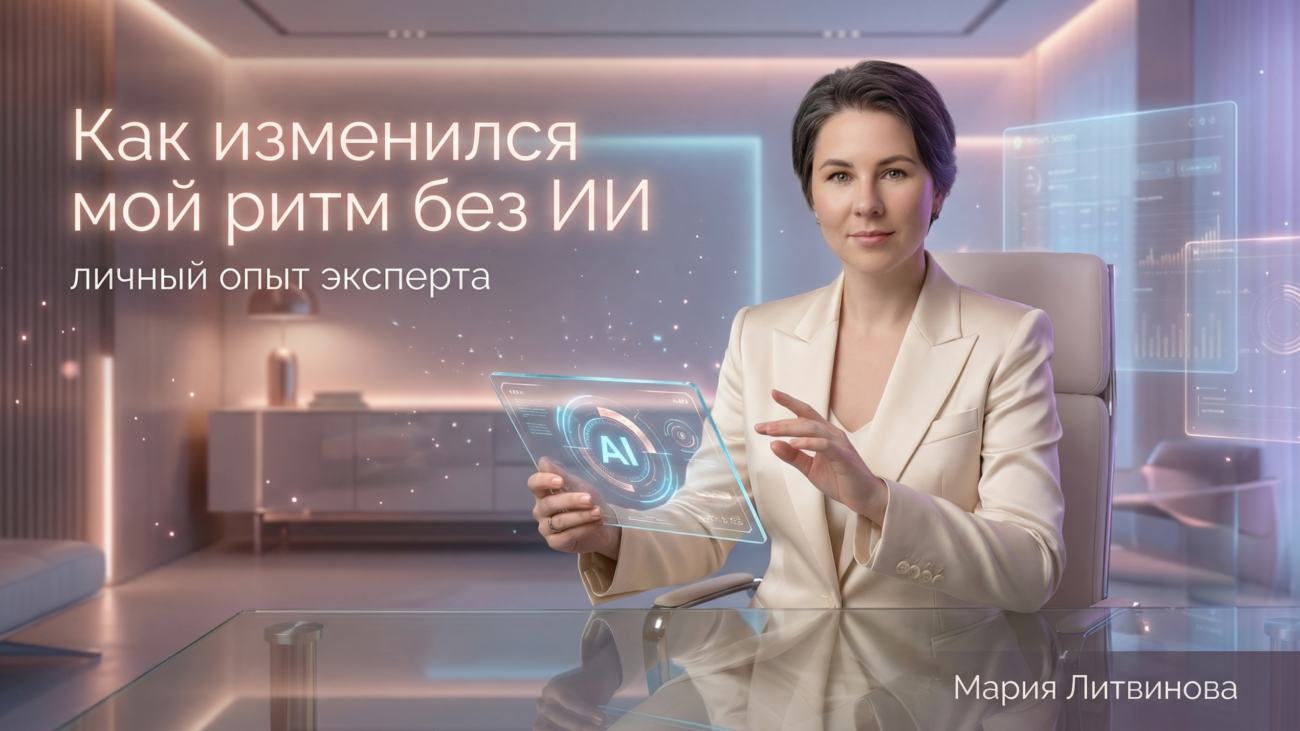 Обзор: три дня без AI и без привычного интеллекта — практический взгляд на влияние ИИ на работу | Мария Литвинова