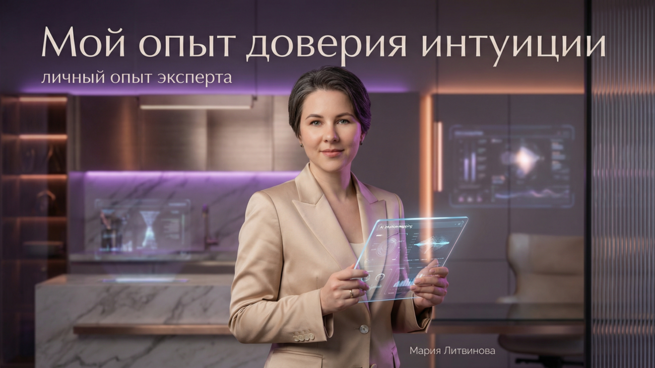 Иллюстративная сцена о перестройке отношений с интуицией и предчувствиями в принятии решений на практике | Мария Литвинова