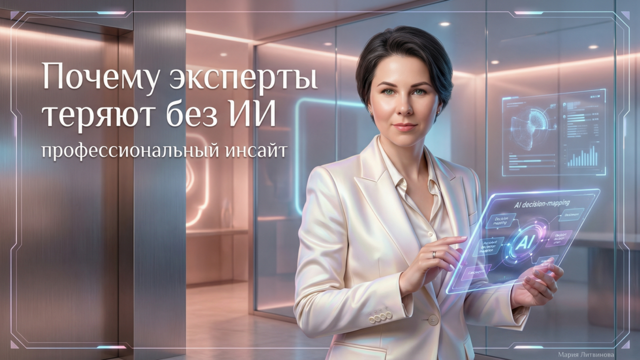 Иллюстрация: влияние искусственного интеллекта на работу экспертов и экономию времени | Мария Литвинова