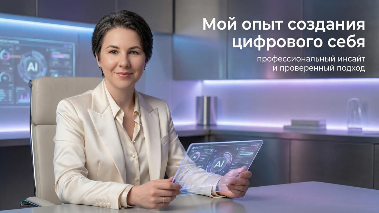 Копия себя через ИИ: кадр записи лица и демонстрация копирования образа ИИ | Мария Литвинова