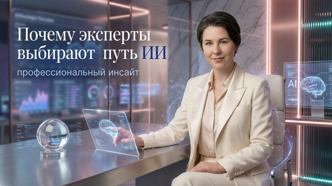 Молодые эксперты уходят в AI: иллюстративная сцена с рабочими графиками и обсуждением причин перехода | Мария Литвинова