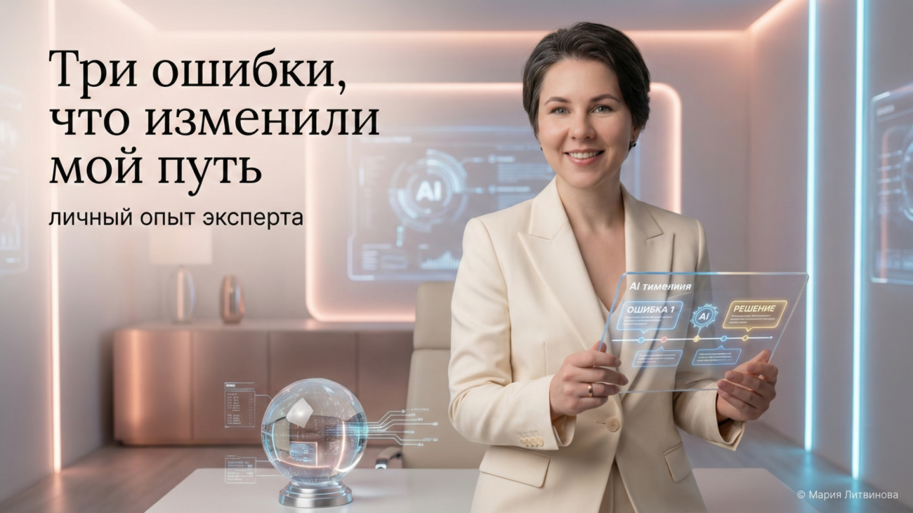 Разбор трёх ошибок, которые я совершал, и как их избежать на практике в работе | Мария Литвинова