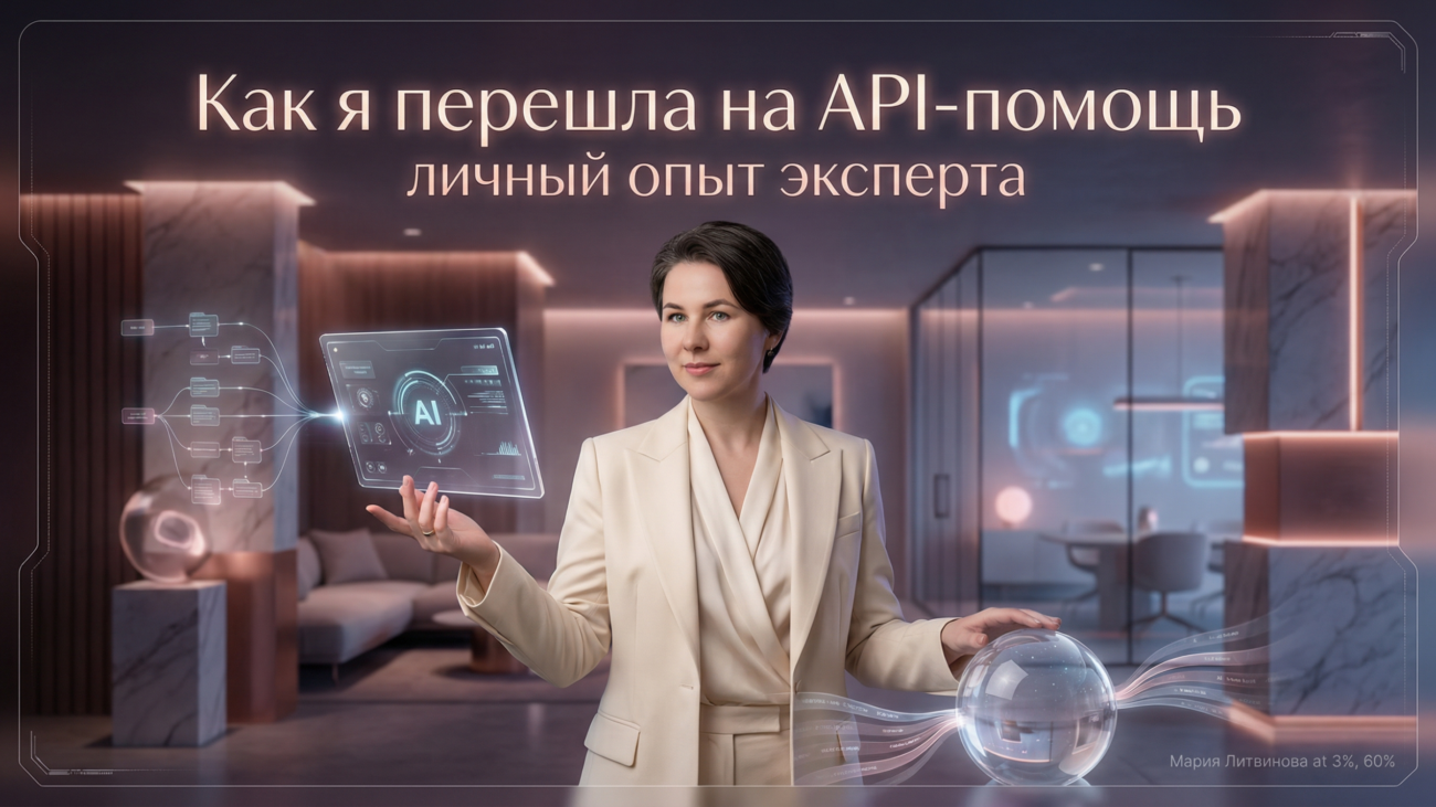 Иллюстративный кадр: рабочее место с ИИ-помощником, помогающим организовать задачи и проекты | Мария Литвинова