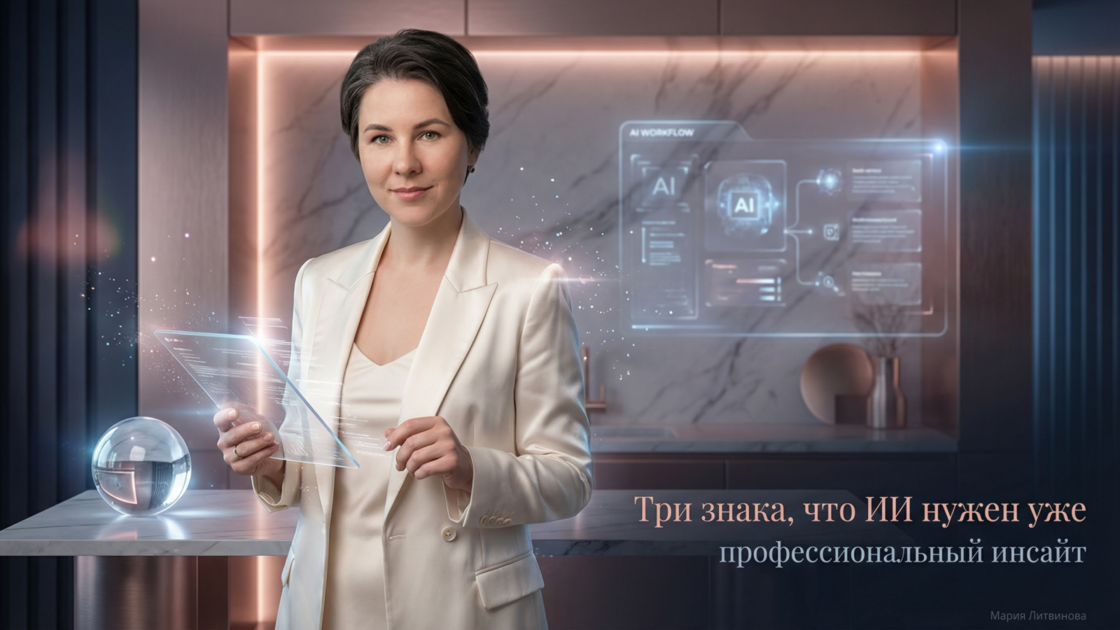 Три признака того, что вам нужен AI в команде — разбор сигналов и практические шаги внедрения | Мария Литвинова