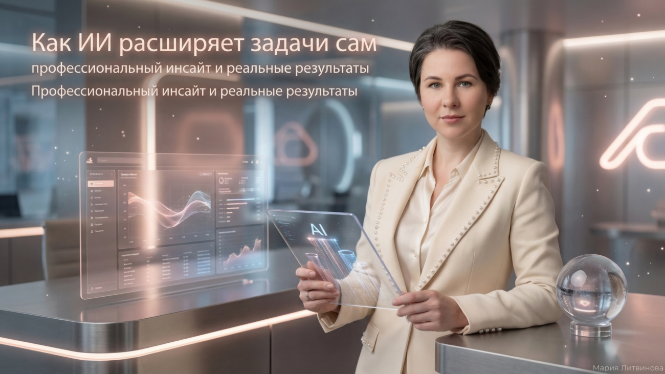 Использование ИИ как напарника в рабочих задачах: практичные примеры и результаты | Мария Литвинова