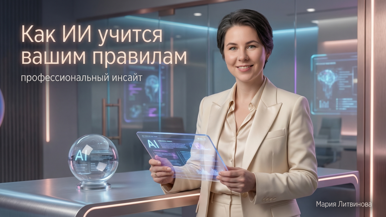 ИИ в работе — практичный обзор применения на практике и повышения эффективности бизнес-задач | Мария Литвинова