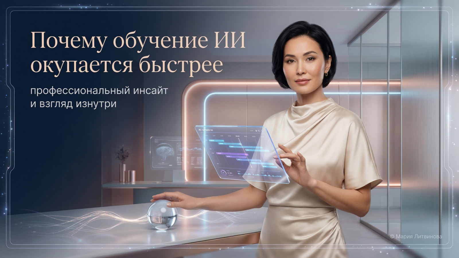 Инертность против изучения AI: как понять, когда стоит учиться и как начать применять ИИ на практике | Мария Литвинова