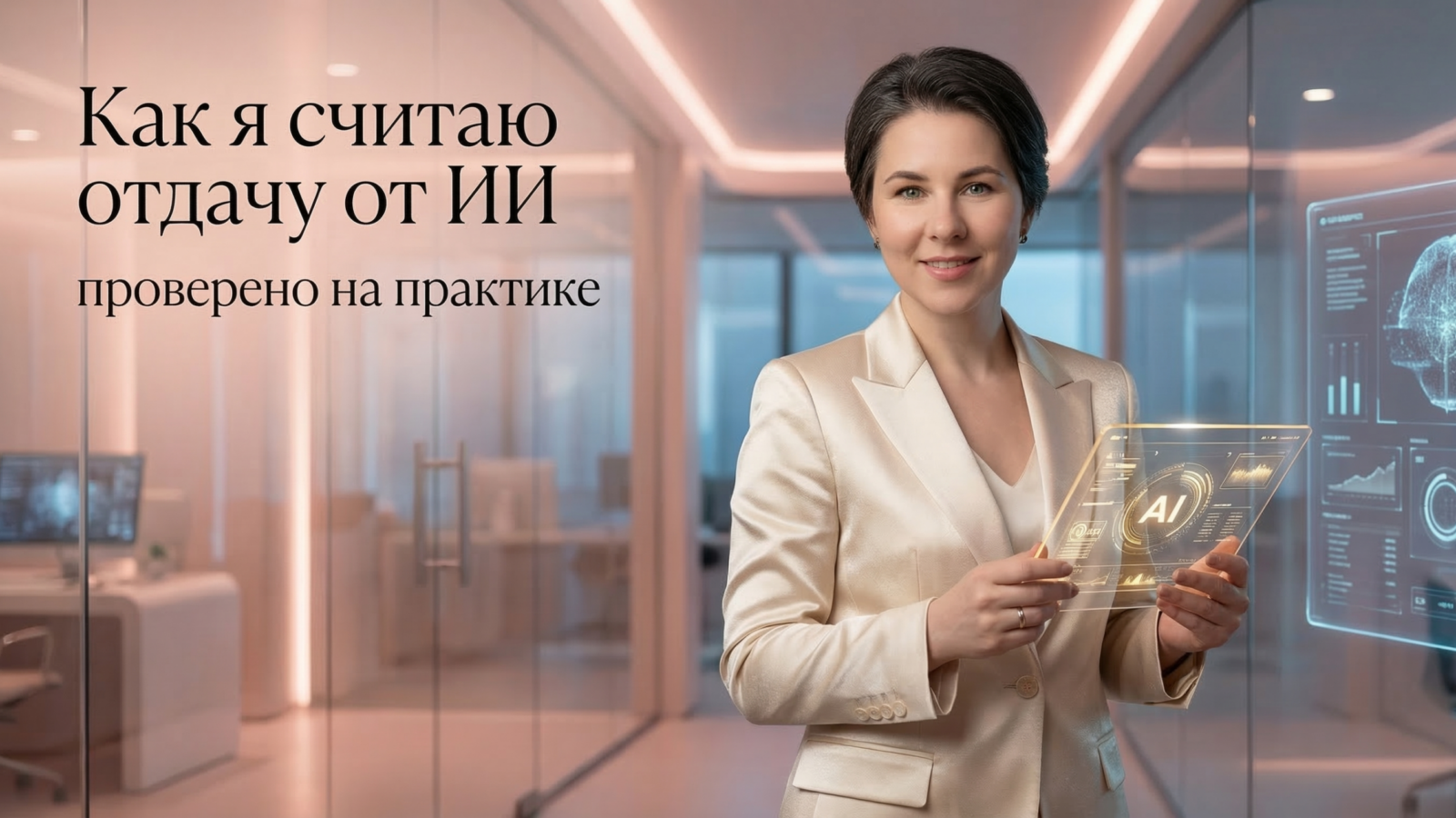 ROI нейросети наглядно: расчет за неделю и возврат инвестиций с примерами использования ИИ | Мария Литвинова