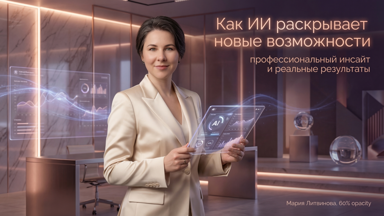 Иллюстрация графика роста выгод от искусственного интеллекта в бизнесе и примеры внедрения | Мария Литвинова